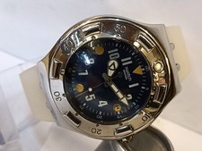 SWATCH IRONY SCUBA-200 QUARZO QUADRANTE BLU AG-1998 SVIZZERO UOMO FUNZIONANTE