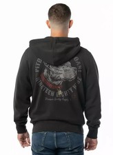 Felpa con cappuccio e zip zip