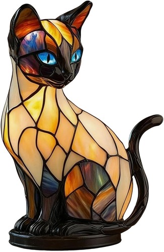 Lampada gatto vetro - gatto,