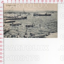 G8178 LA SPEZIA CITTA BARCHE NAVE BATTELLO 1924 PER POLITEAMA DI COMO 