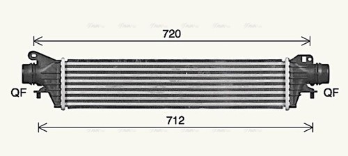 Intercooler aria carica ava - aria,