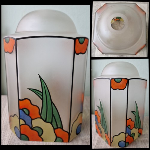 Frosted glass octagonal lamp - frosted,