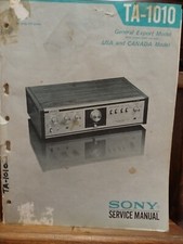 Sony TA-1010 Amplificatore