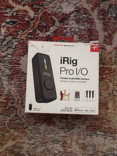 Multimedia irig pro o - irig, i/o