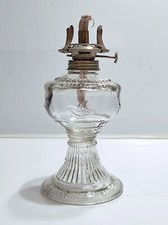 Lume a petrolio Base Lampada a olio antico senza boccia di vetro H 18 Cm vintage