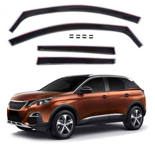 Deflettori per peugeot - deflettori, 3008
