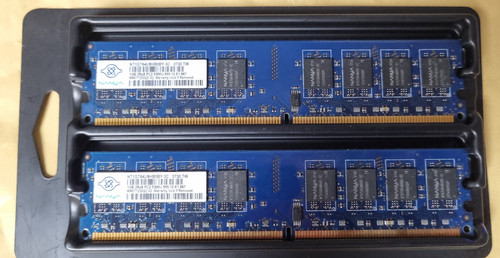 1gb nanya pc2 - 2x, pc2-5300u-555-12