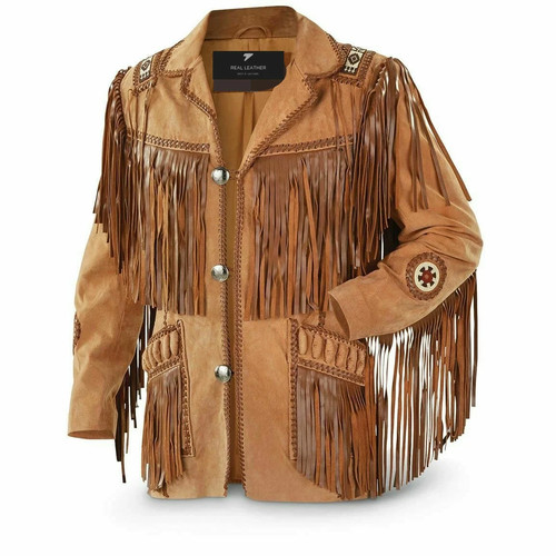 Cappotto giacca pelle cowboy