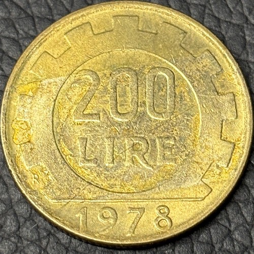 1978 italy 200 lire brilliant - 1978,
