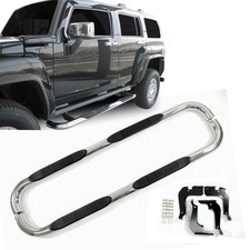 Barre Laterali Pedane Inox Hummer H3 2005-2010 Spedizione Gratuita