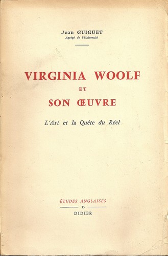 Jean guiguet virginia woolf - jean,