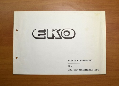 Eko new madrigale duo - eko, original