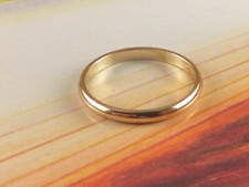 Anello Uomo/Donna in Metallo Colore Oro Fede Fedina Size 20 Bigiotteria Bijoux