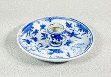 ⚜️ CANDELIERE PORTA CANDELA ALBISOLA SAVONA CERAMICA DIPINTA A MANO PIATTINO