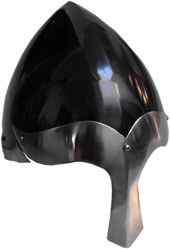 Elmetto medievale maschera