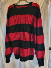 Maglione a righe Cable Knit