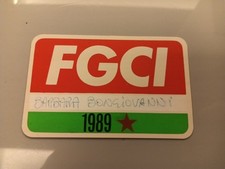 Tessera Partito Comunista