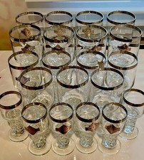 21x Set Bicchieri Cristallo