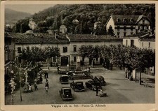 168775 STUPENDA CARTOLINA DI VIGGIU' PIAZZA G. ALBINOLA AUTO E PERSONE