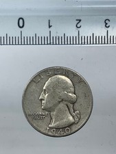 r72_499) USA 1/4 Dollaro Quarter Dollar Washington   1940 - AG MOLTO CIRCOLATO