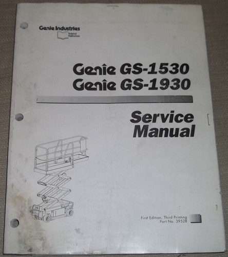 Genie 1530 1930 - genie, gs-1930