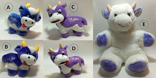 Milka peluches promozionali - milka,