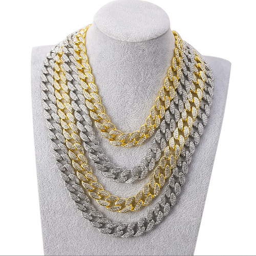 Collana catena maglia - , cubana
