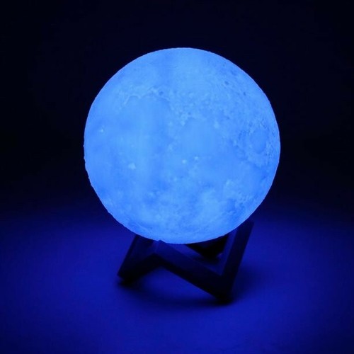 Lampada forma luna luce - lampada, 3d