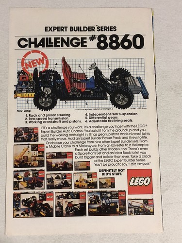 Lego challenge 8860 1982 - lego,