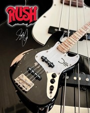 Geddy Lee - Rush Geddy Lee Fender Jazz Vintage Tour Edition Mini Basso Chitarra Rep