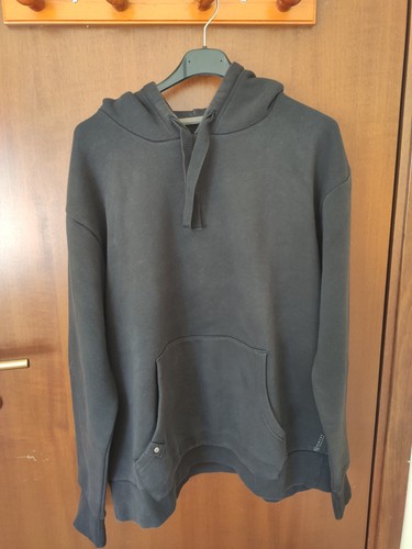 Felpa nera uomo usata domyos - l,