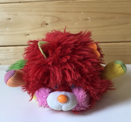 Peluche puffling vintage rosso