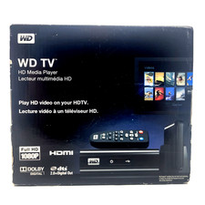 NUOVO Western Digital WD TV HD lettore streaming multimediale WDBABF0000NBK 1080P HDMI