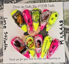 Press On fatto a mano, unghie