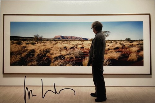 Wim wenders signiert foto - wenders,