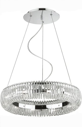 Lampadario vetro metallo - in,