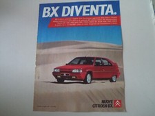 advertising Pubblicità 1986 CITROEN BX