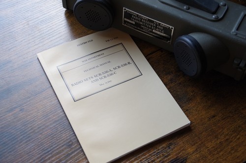 Manual radio 611 scr 536 - radio, bc-611