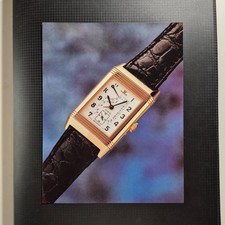 1991 Jaeger LeCoultre Reverso - Stampa da Magazine Originale Vintage