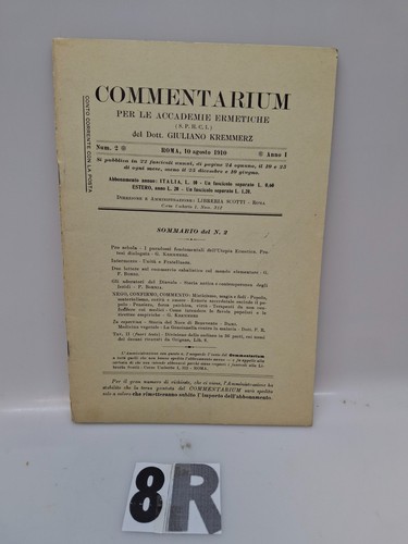 Commentarium giuliano kremmerz - giuliano,