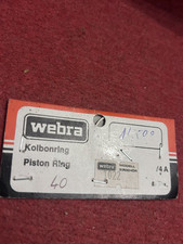 Webra Rc Piston Ring Ricambio Originale Fascia Pistone Webra 40