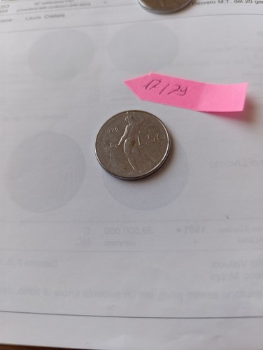 Moneta lire del 1979 - da,