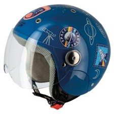 Casco Jet Junior Space Blue