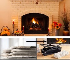 PRESSA BRICCHETTATRICE COMPATTATRICE segatura camino carta cartone stufa a legna