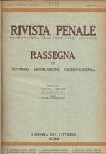 Rivista penale. Rassegna di