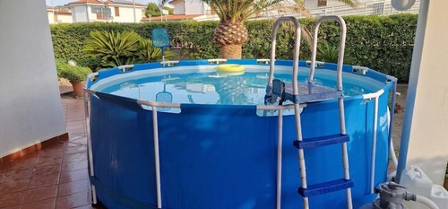 Mega kit piscina bestway steel - mega,