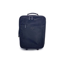 Prada Nylon Nero Rolling Suitcase Trolley Bagagli Borsa da viaggio