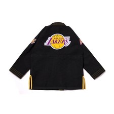 Kimono Albino & Preto x NBA LAKERS NERO BJJ Gi JIU JITSU Kimono 450 GSM