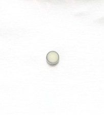 Pallino luminescente in metallo per ghiere inserti orologi SUB argento 2.3mm