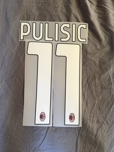 Milan kit nome - nome, pulisic